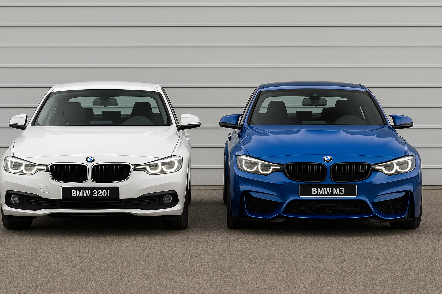 BMW 320i com visual de M3