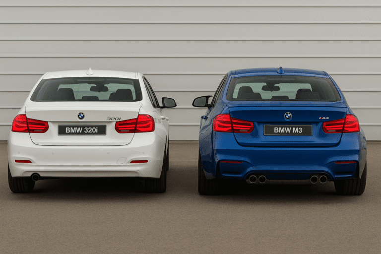 BMW 320i com visual de M3